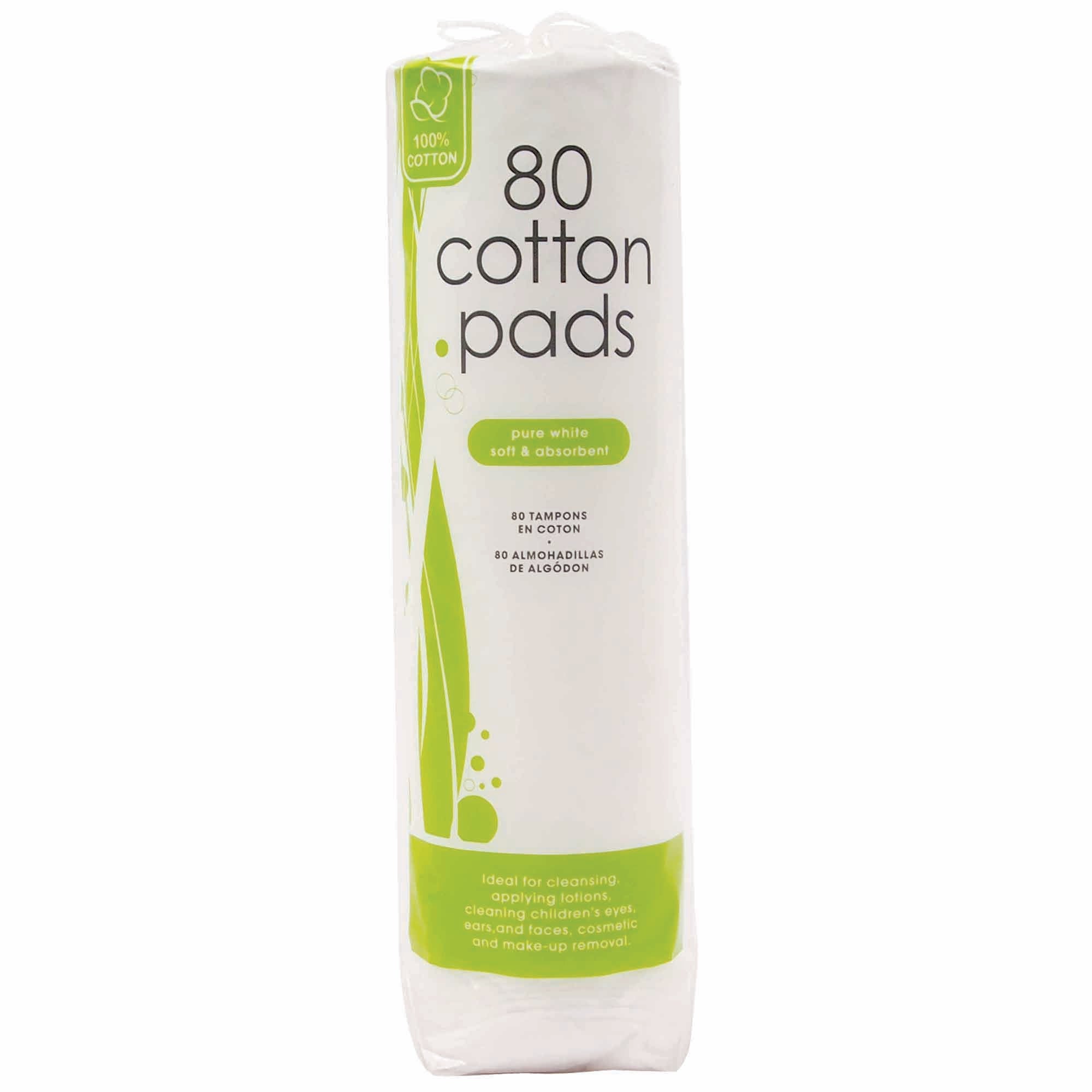 Cotton Facial Pads 80pk, Personal Care