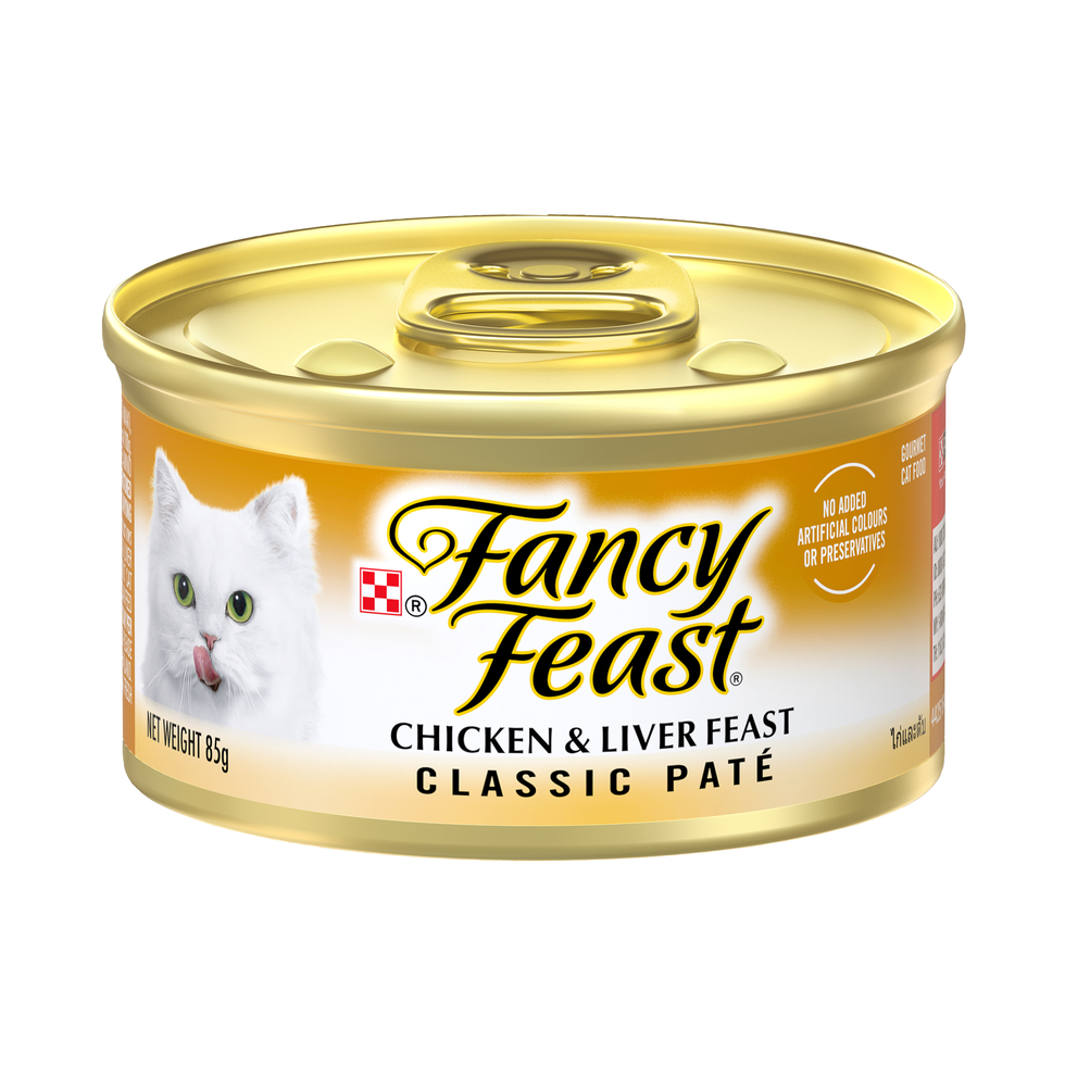 Fancy Feast Wet Cat Food Classic Chicken & Liver 85g 