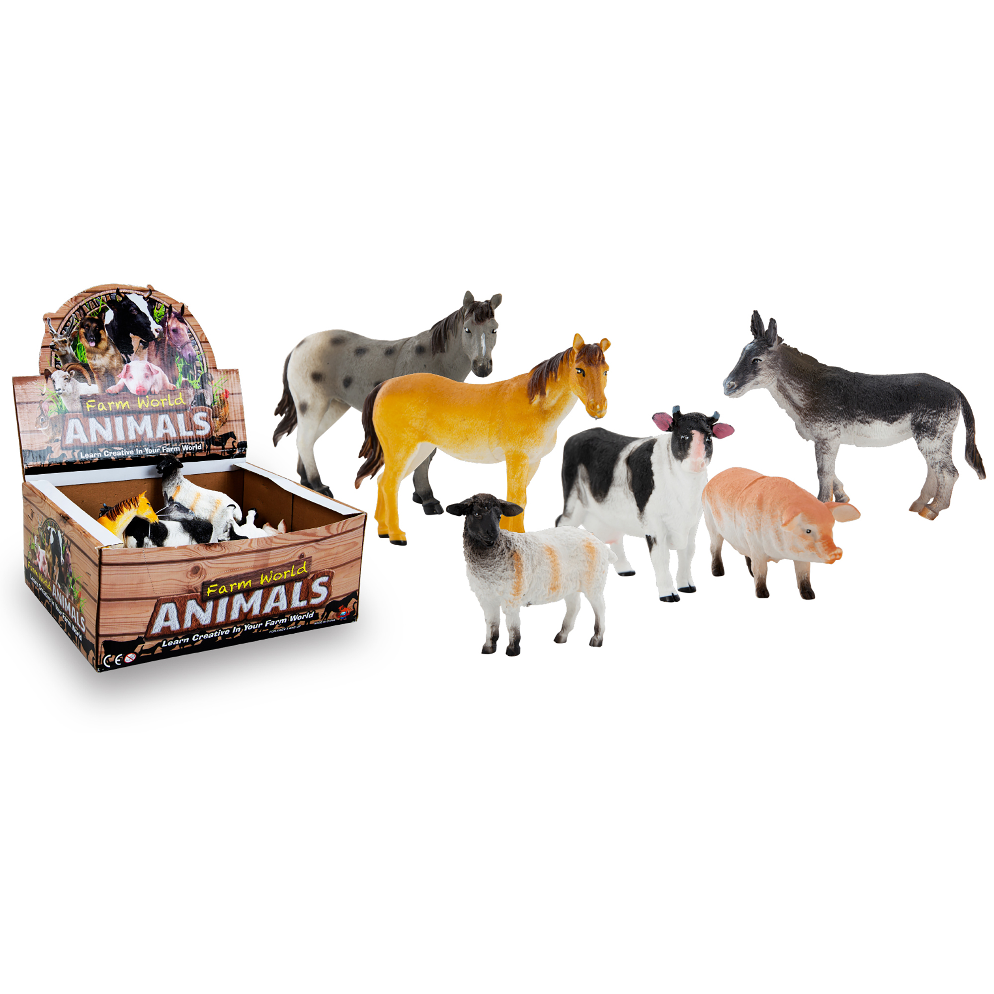 Farm Animal Assorted Toys Crackerjack