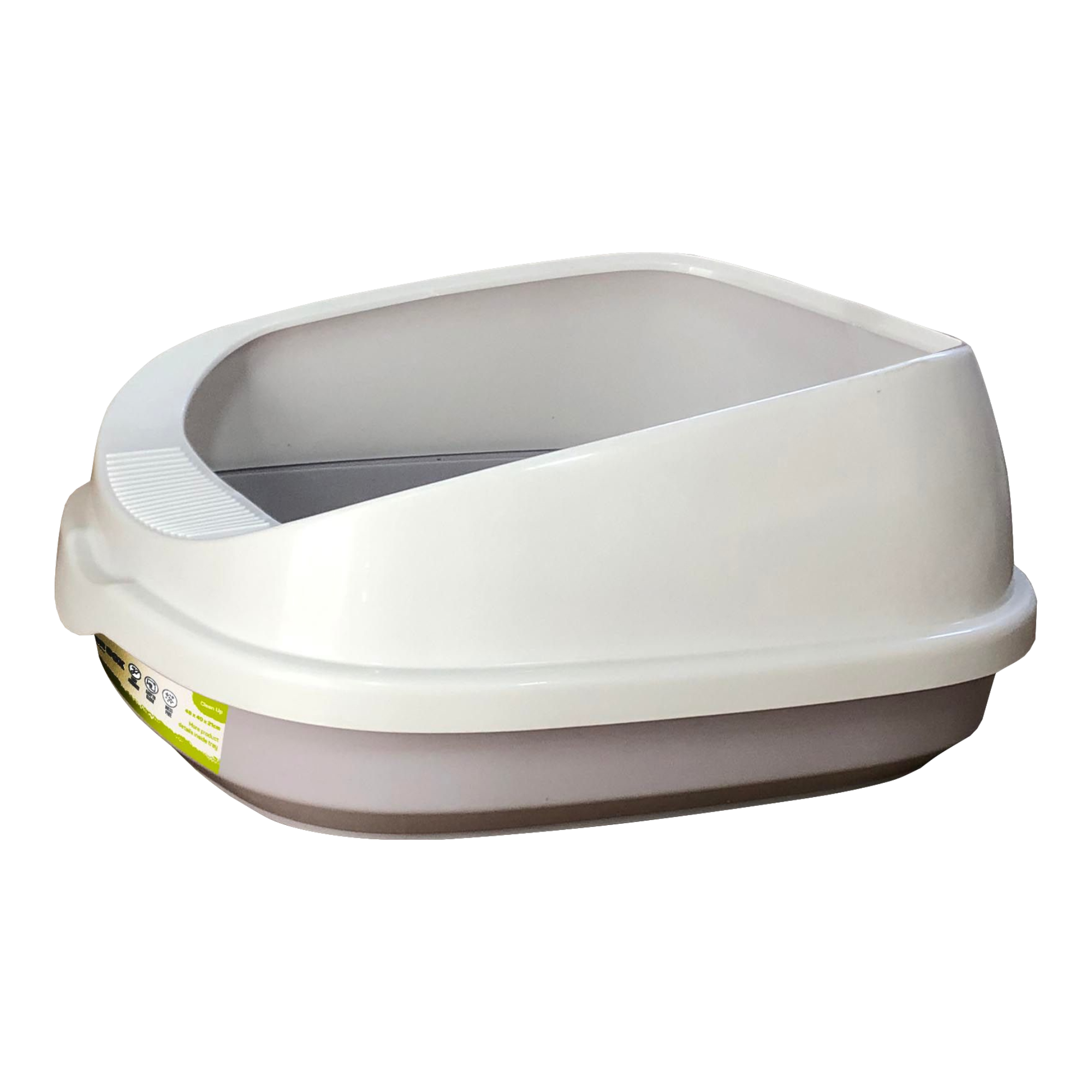 High back litter tray best sale