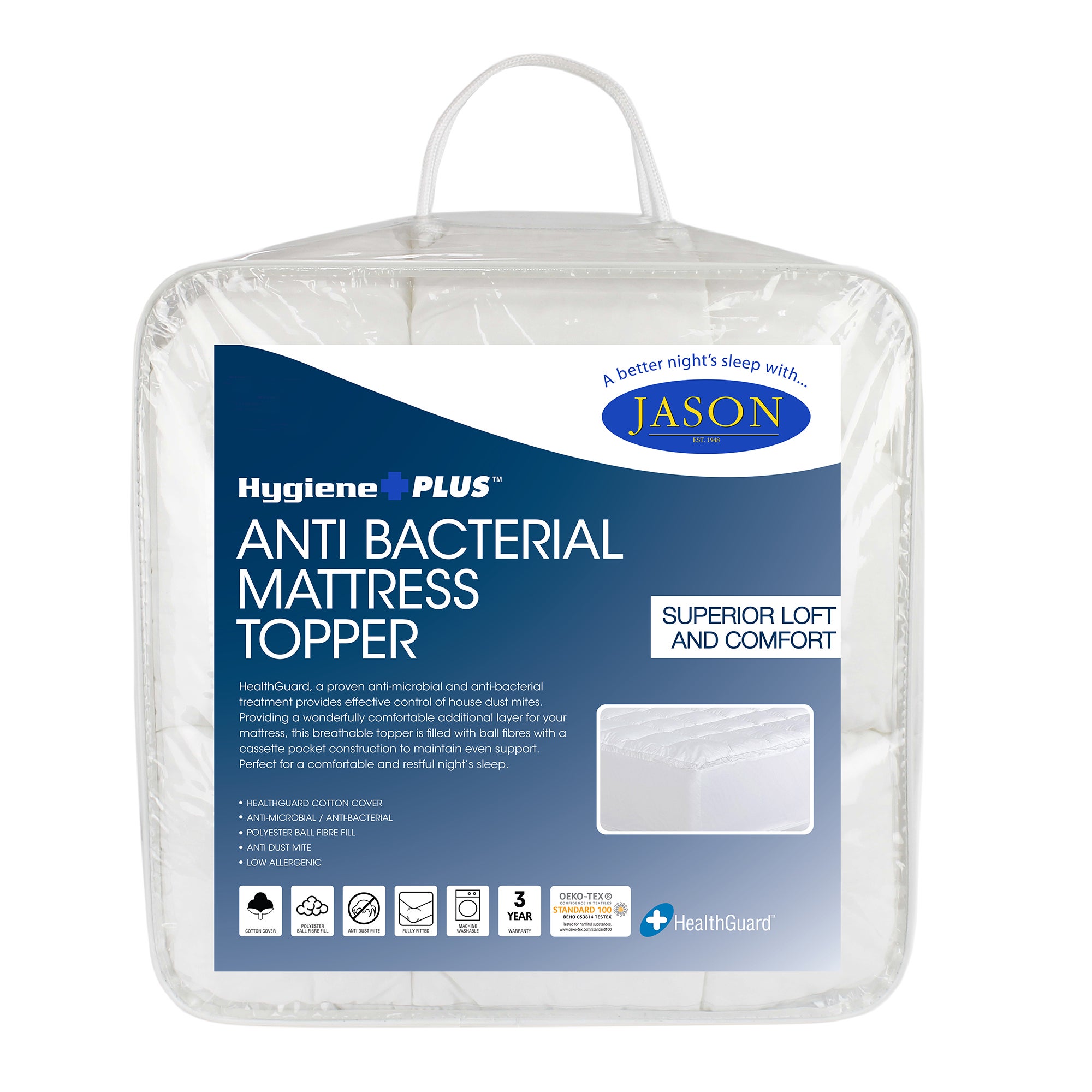 jason antibacterial mattress protector