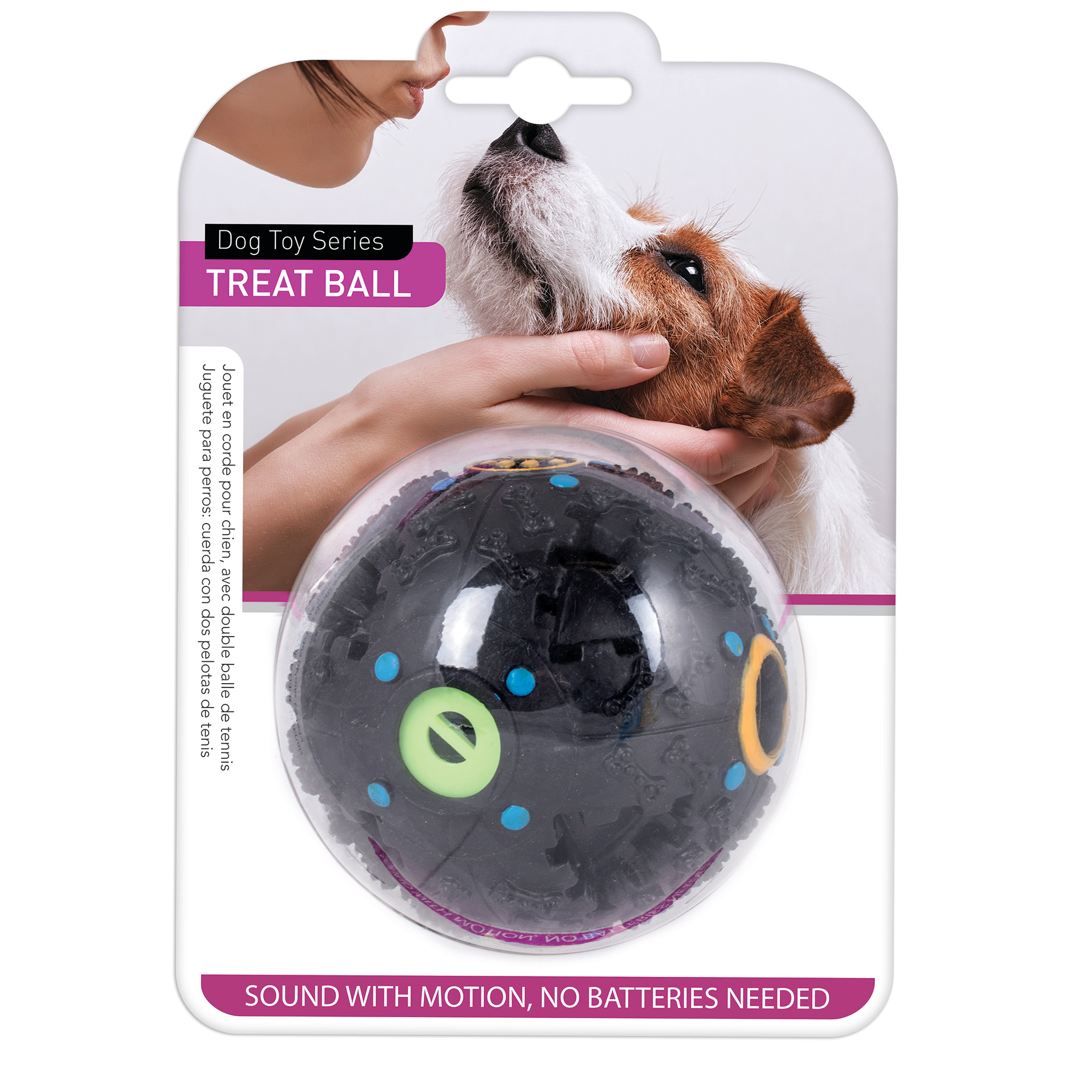 Pet Dog Plastic Treat Ball Assorted Pet Crackerjack