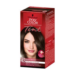 Schwarzkopf Poly Tint Hair Dye Natural Dark Brown Hair Care Product