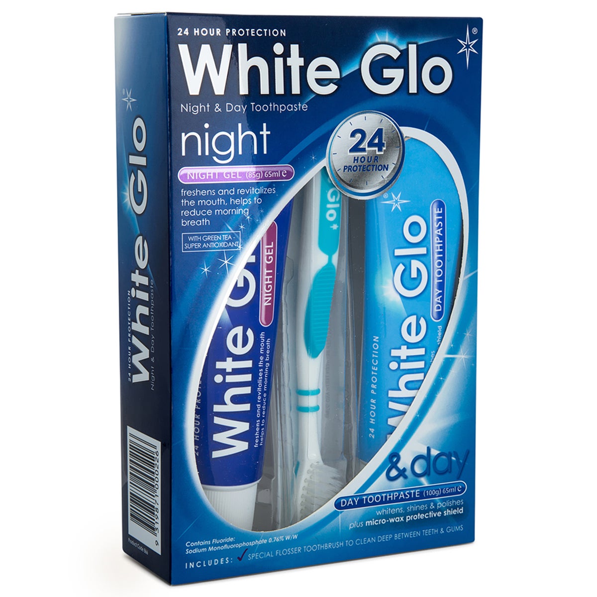 white glo day and night toothpaste